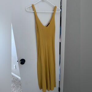 Asics Mustard Yellow Midi Dress